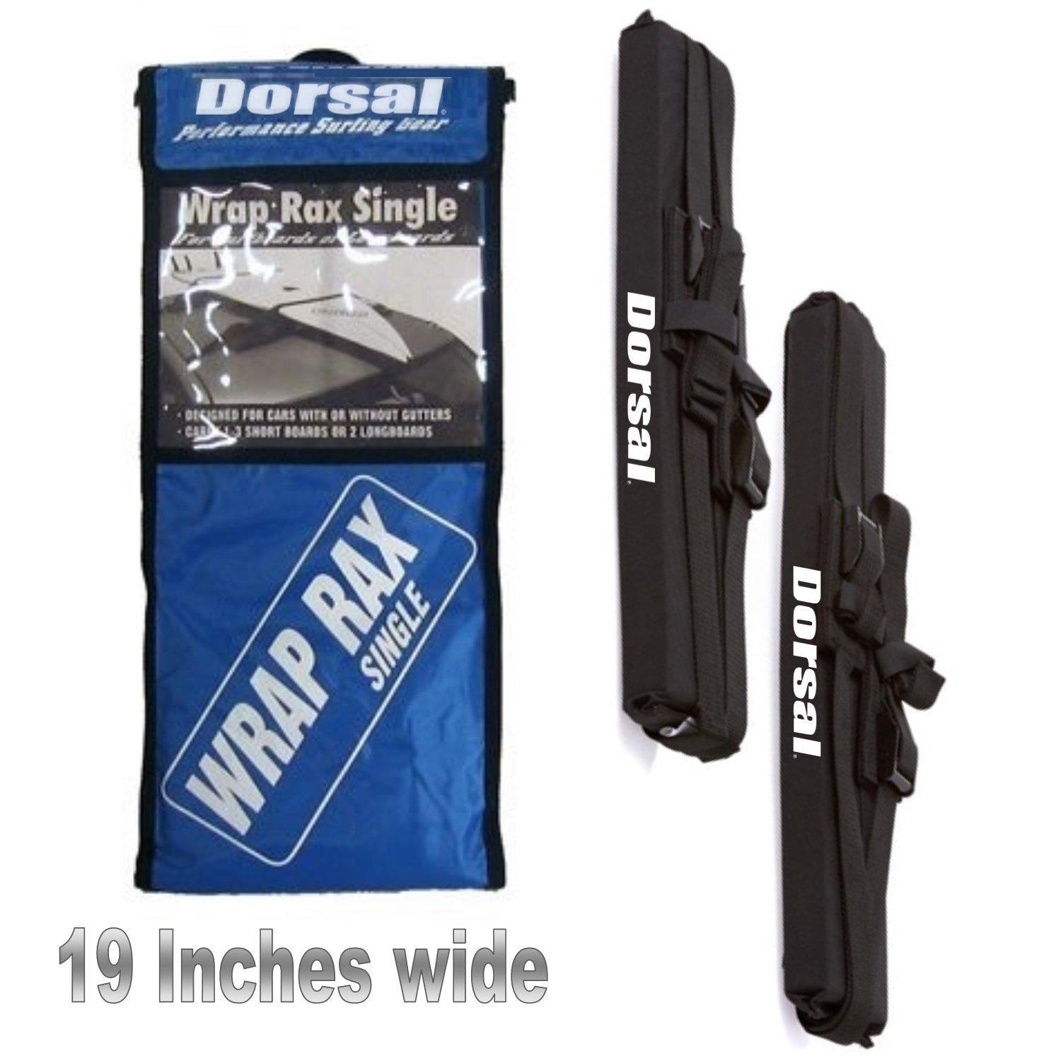 Dorsal Universal Soft Racks with Car Roof Pads Tie Down Straps Storage