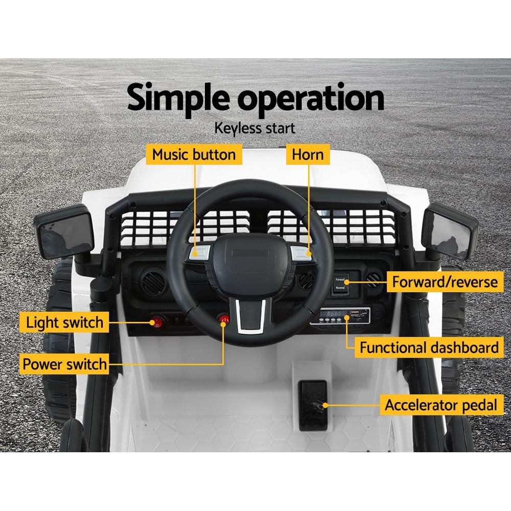 Rigo Kids Ride On Car Electric 12V Car Toys Jeep Battery Remote