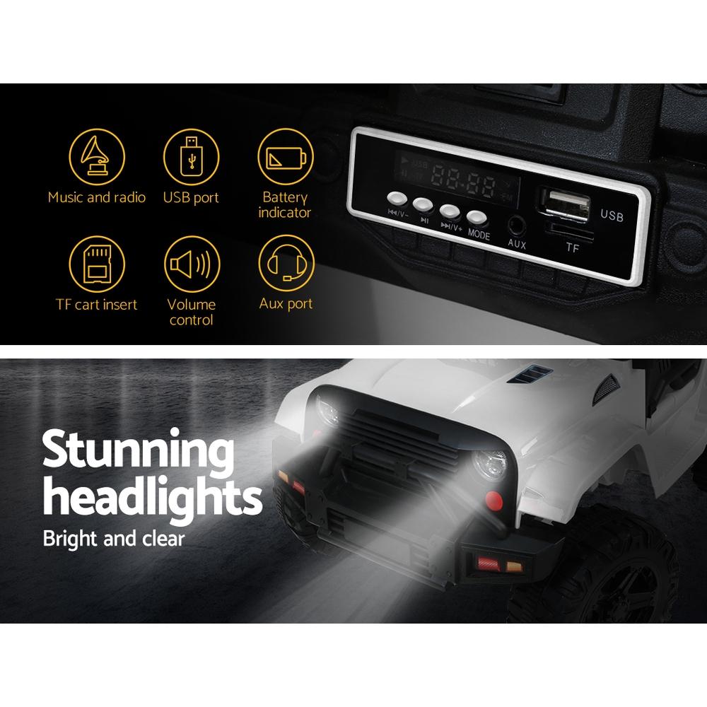 Rigo Kids Ride On Car Electric 12V Car Toys Jeep Battery Remote