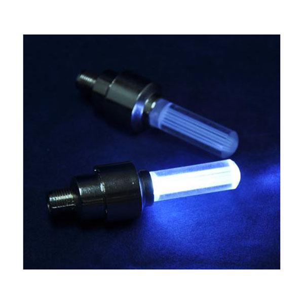 Set Of 2 Led Bright Bicycle Bike Wheel Tyre Lights Bulb Blue