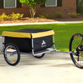 Bicycle Bike Cargo Trailer Garden Utility Cart Carrier Tool Yellow