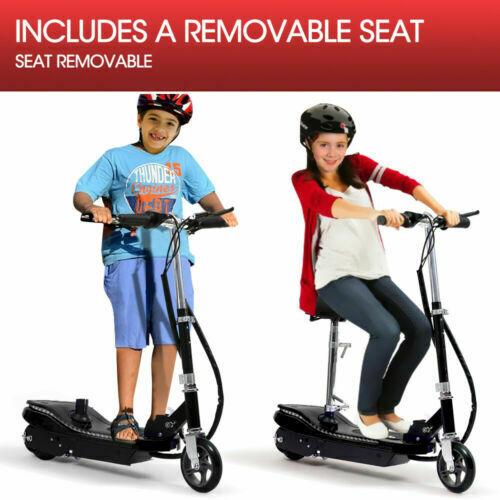 Monvelo Folding Electric Scooter LED Portable Commuter Adults Kids
