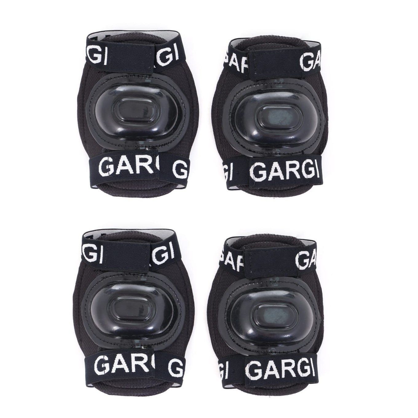Set of Four Black Knee and Elbow Pads