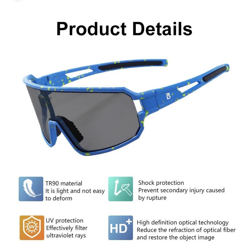 Bicycle Sunglasses Photochromic Glasses UV400 Ultralight Outdoor