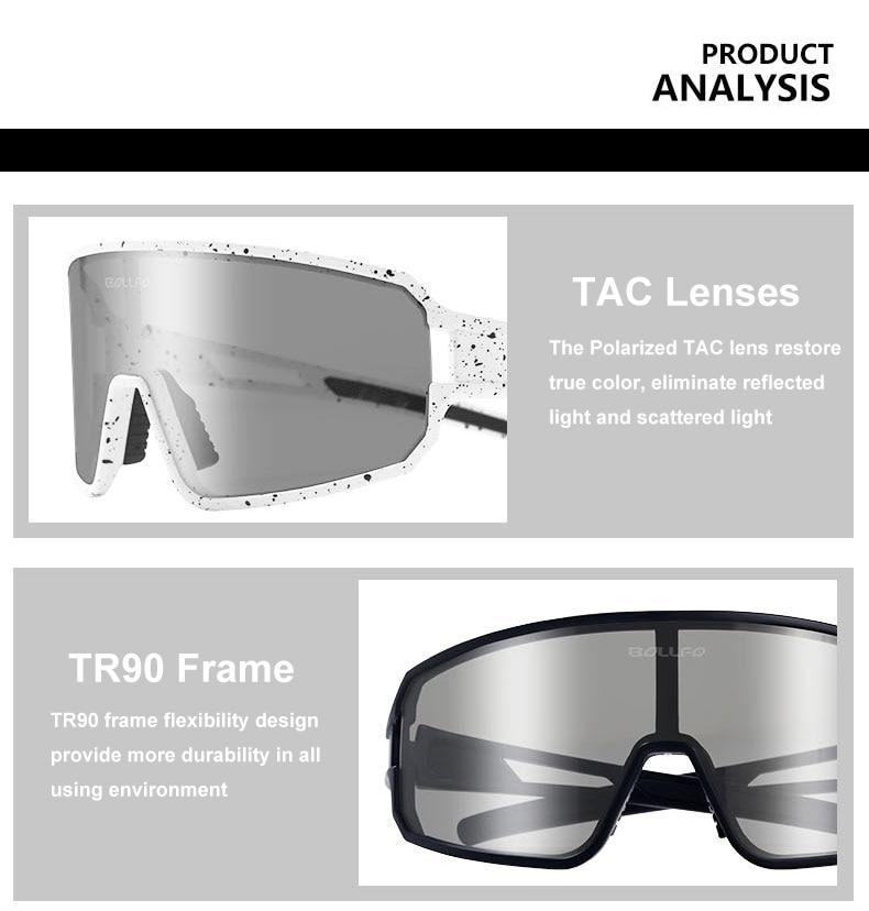 Bicycle Sunglasses Photochromic Glasses UV400 Ultralight Outdoor