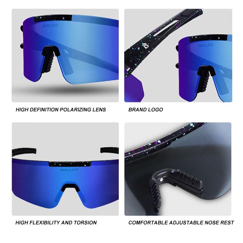 Sports Cycling Sunglasses Bicycle Glasses Polarized Outdoor Riding
