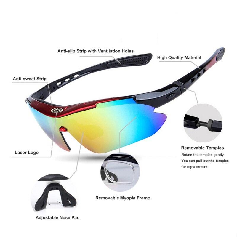 Men Outdoor Sports Sunglasses Road Bicycle Glasses Mountain Cycling