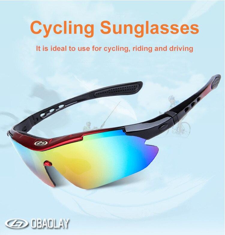 Men Outdoor Sports Sunglasses Road Bicycle Glasses Mountain Cycling